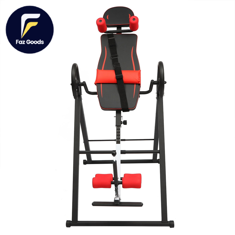Inversion Table Heavy Duty Hang Upside down Gravity Back Therapy Pain Relief New