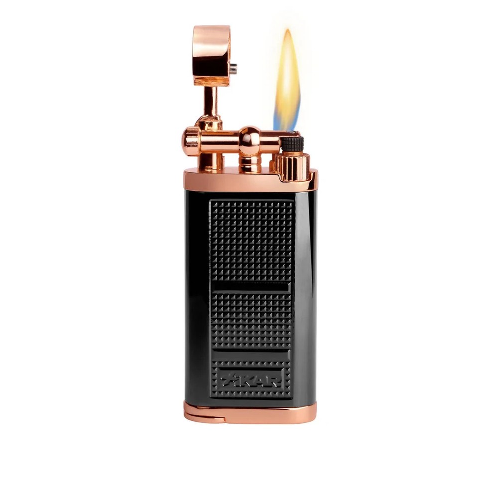 XIKAR® Pipeline Soft Flame Pipe Lighter Black Rose