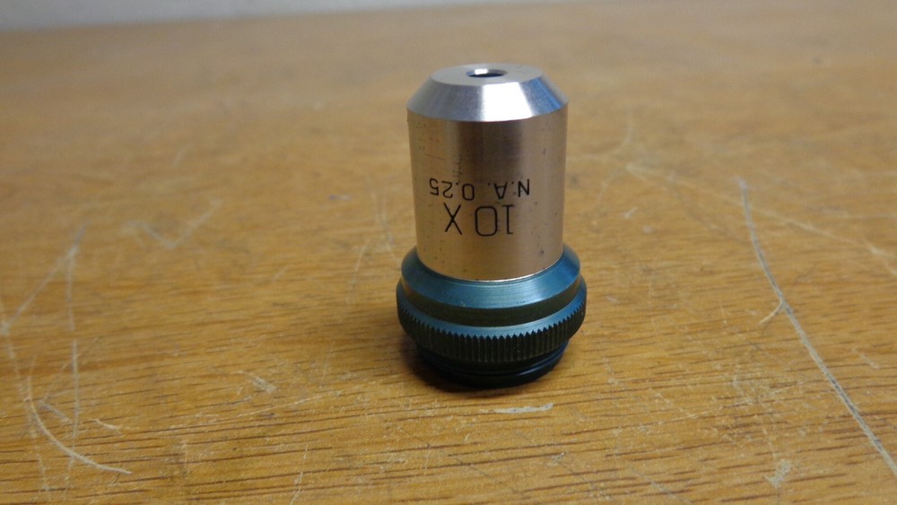 B&L MICROSCOPE OBJECTIVE LENS 10x N.A. 0.25