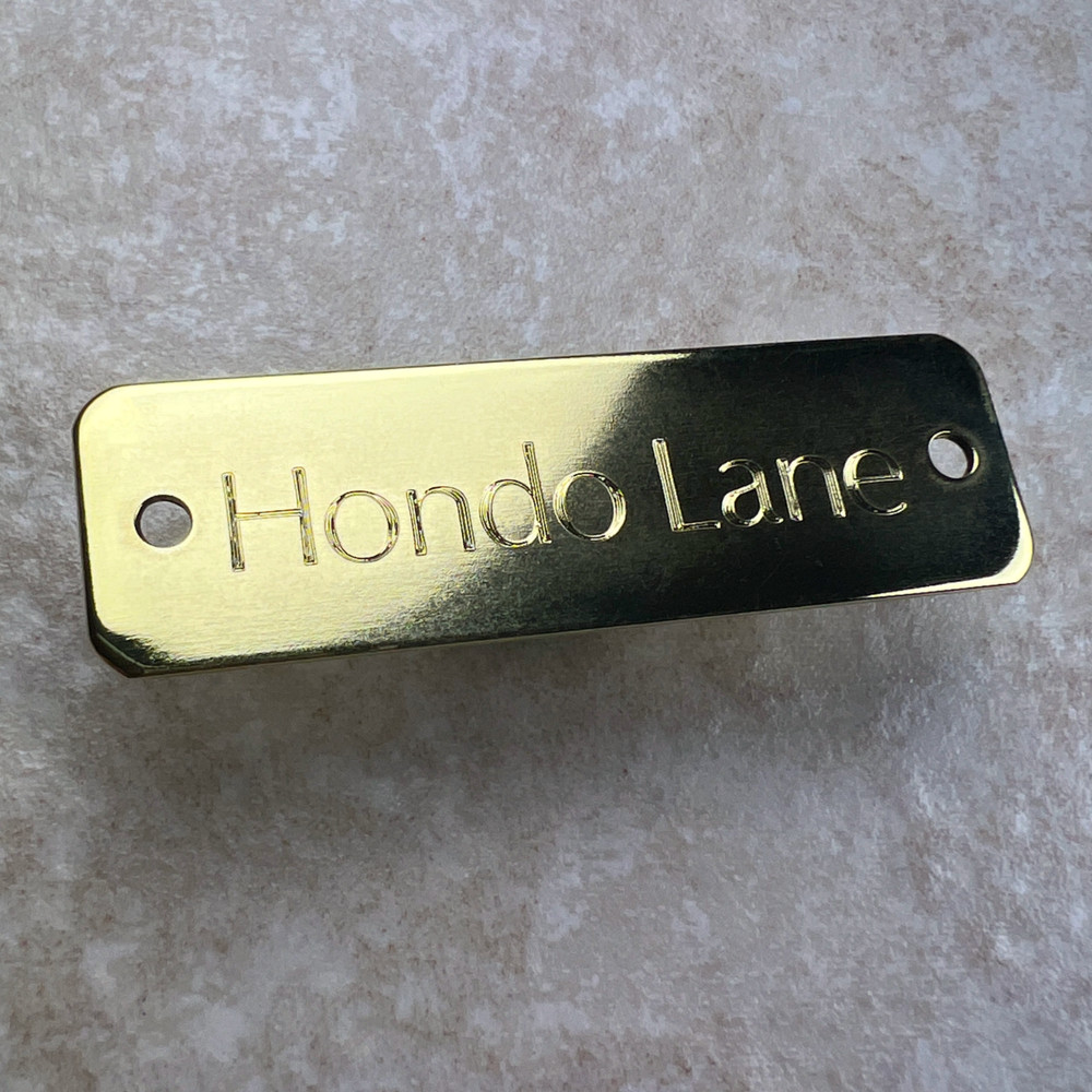 Custom Engraved Tags Personalized NAME PLATE ID Tags NAME PLATE BRASS MEDIUM