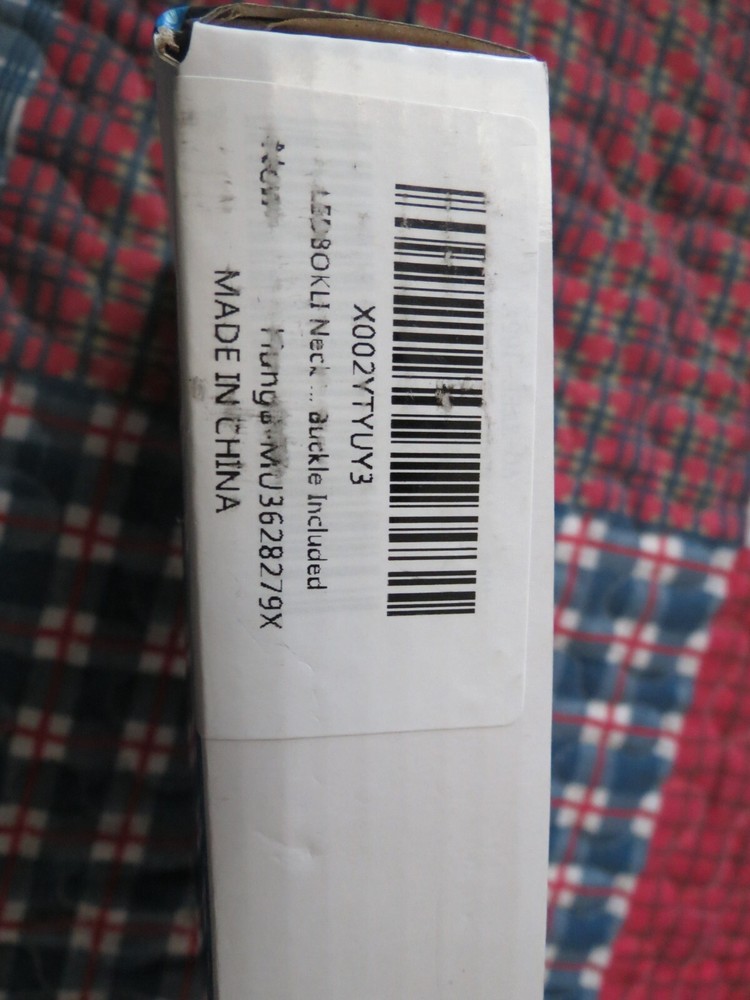 LEDBOKLI Black/Blue Neck Book Light for Reading in Bed.