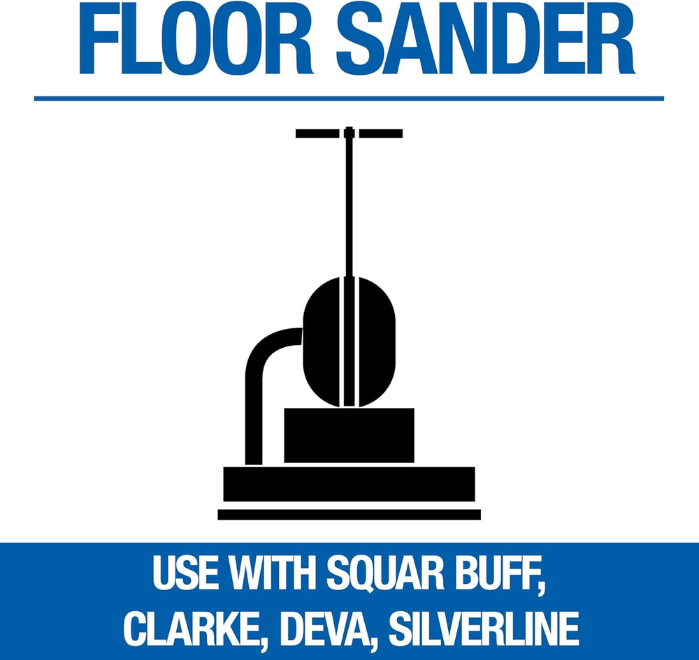 449128080 12" x 18" Floor Sanding Screen Sheets, 80 Grit (10 pack)