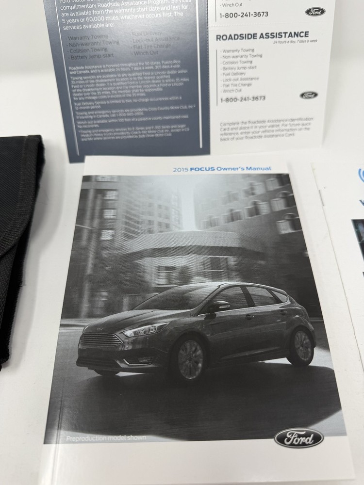 2015 Ford Focus Owners Manual OEM Complete Set