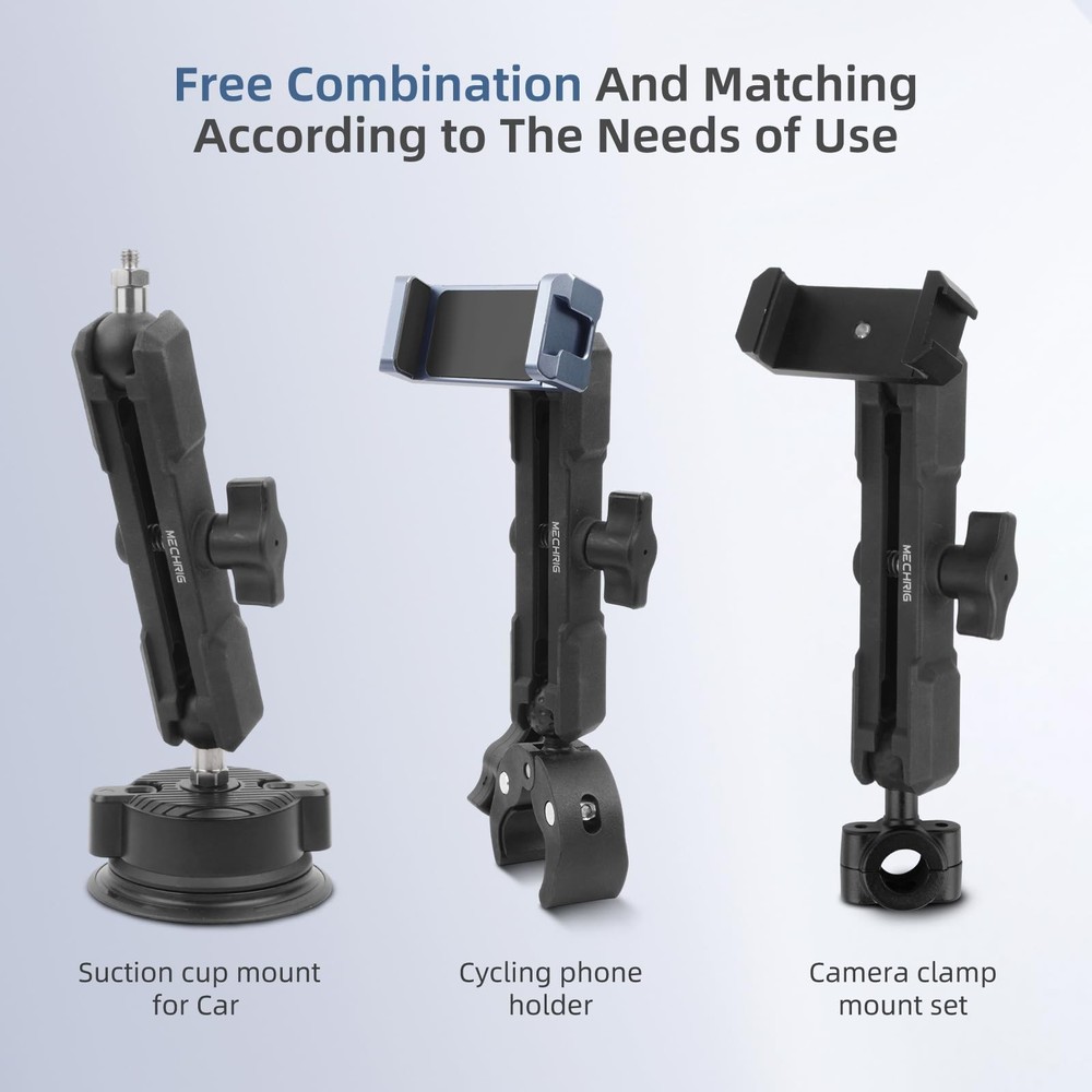 Double Socket Arm 5.9 Inch Compatible with RAM Mount