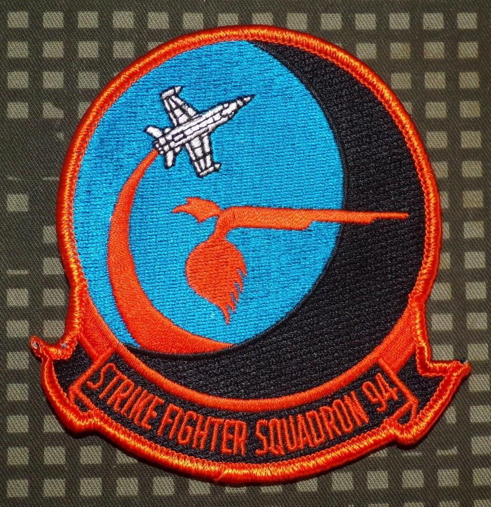 USN Navy VFA-94 Strike Fighter Squadron 94 Full Color Embroidered Patch
