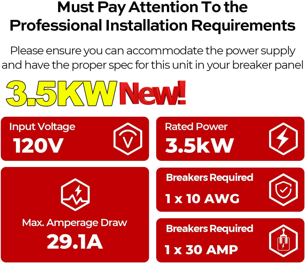 11KW 3.5KW Electric Tankless Water Heater Instant Hot Water Heater whole house