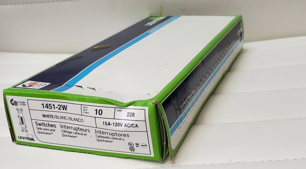 NEW LEVITON 1451-2W Switches