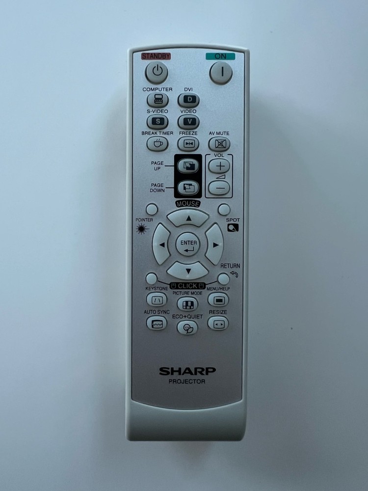 SHARP Notevision PG-F200X Projector, remote & Apple adapter, VERY LOW LAMP HOURS