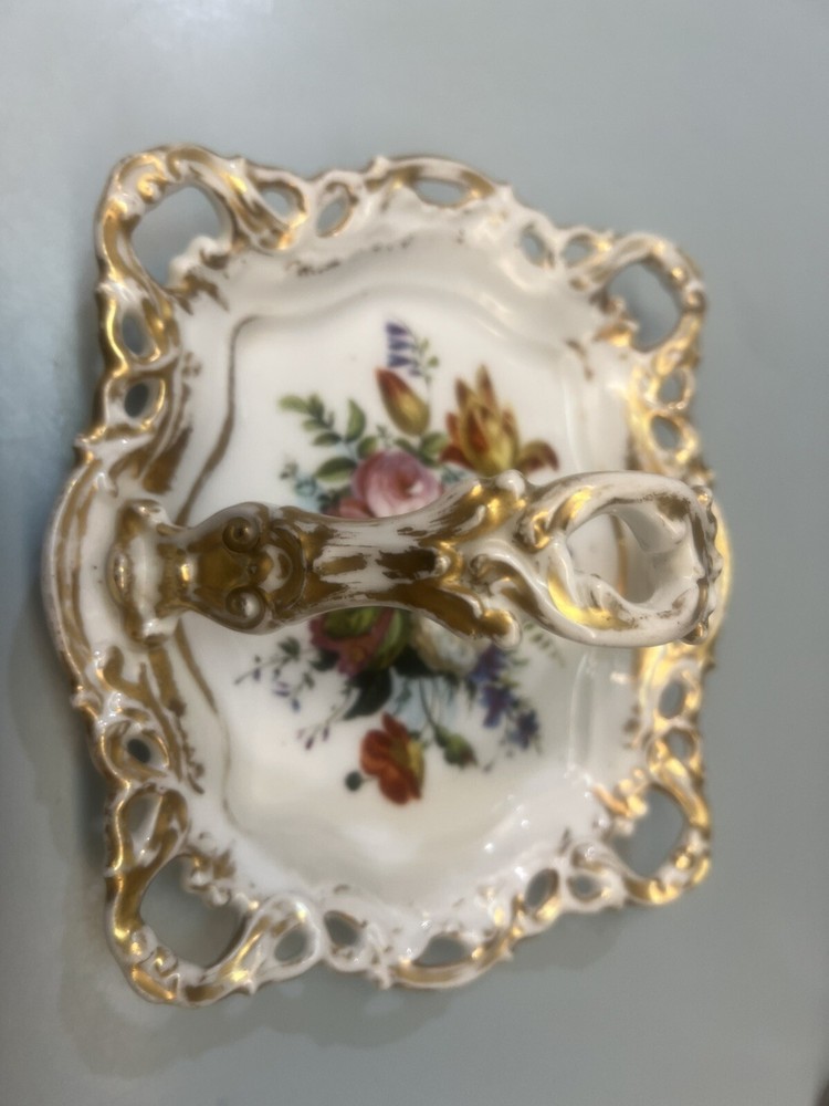 Porcelain Dish With Flowers