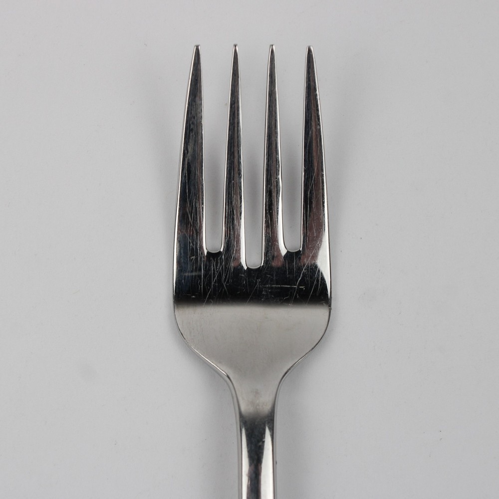 Oneida Silver Dorchester Pattern 18/10 SS Cold Meat Serving Fork 8.5" Good