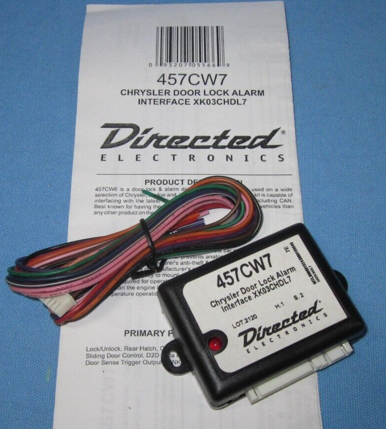 Directed Electronics 457CW7 Door Lock Alarm Interface for Select Chrysler Models