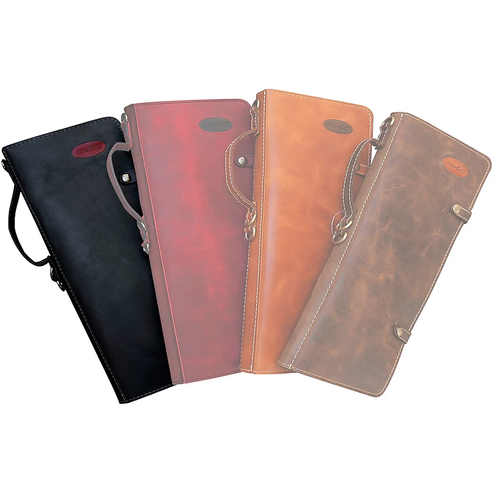 Ahead Handmade Leather Stick Case Black