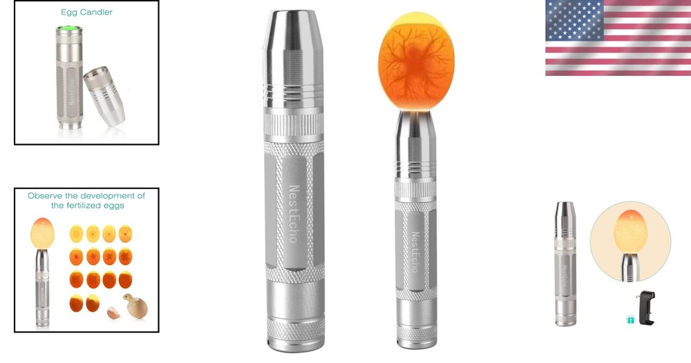 Egg Candler Light Tester Lamp for All Egg Types