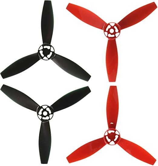 Parrot Bebop Drone OEM Red and Black Replacement Propellers