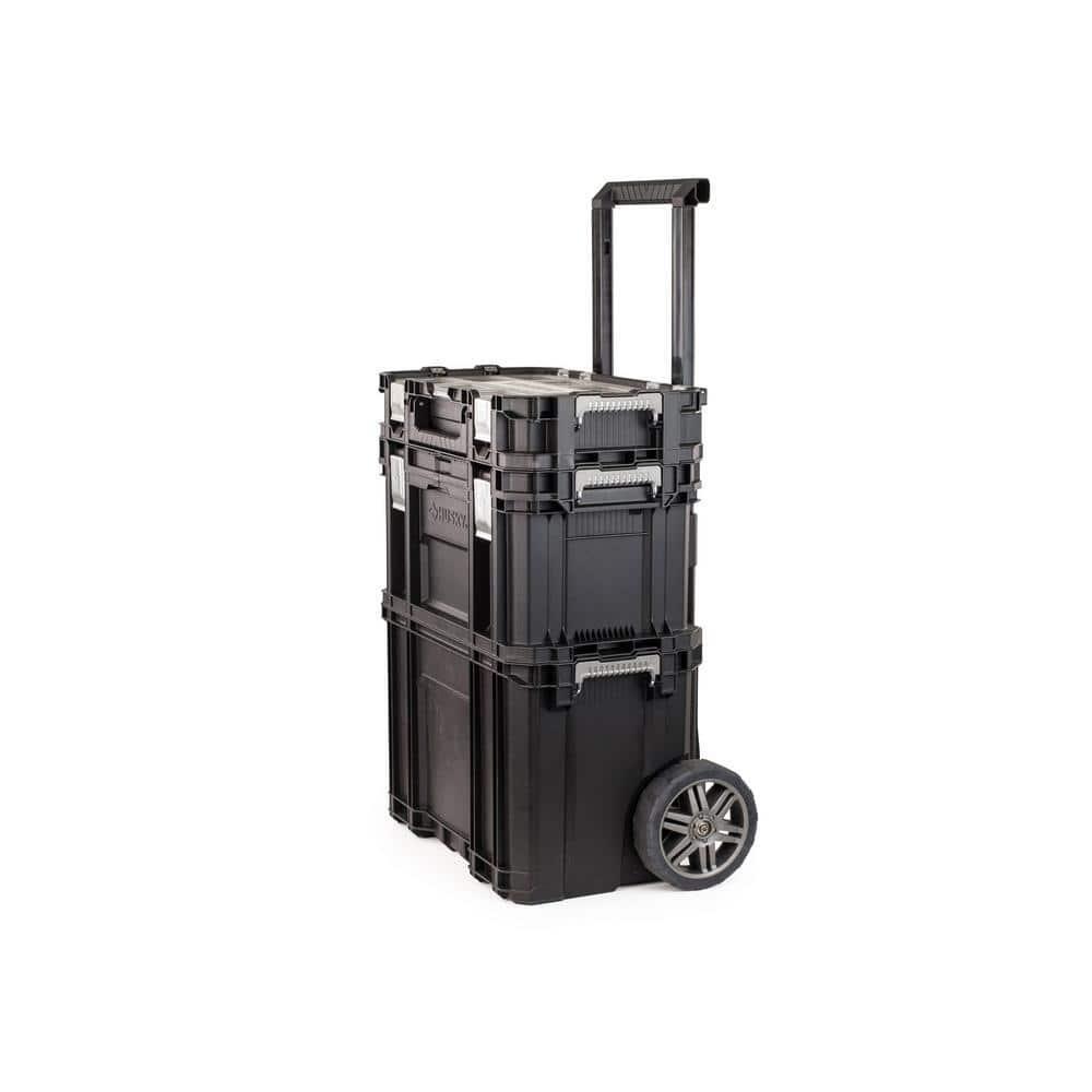 Connect Stackable 22 in. Rolling Tool Cart, 22 in. Tool Box, and Pro Small Parts