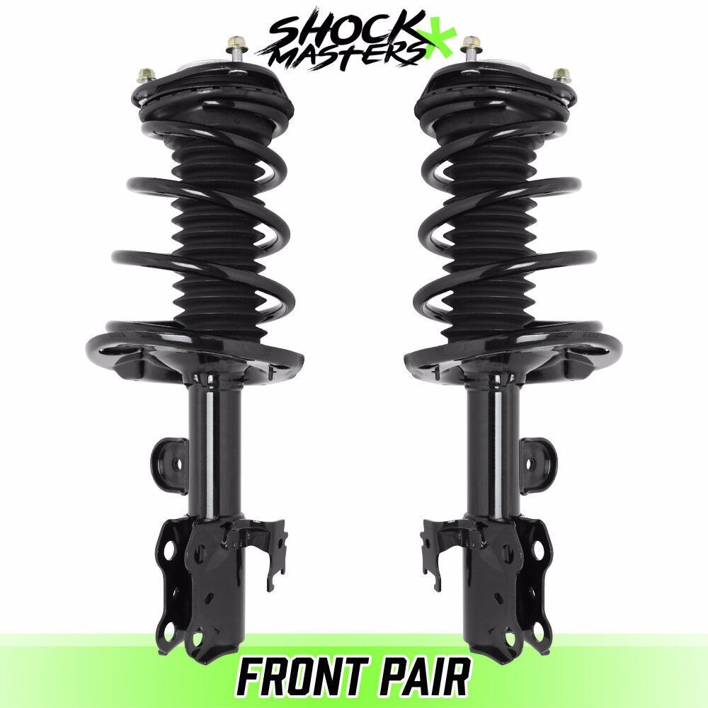 Front Pair Complete Struts & Spring Assemblies for 2012-2017 Toyota Prius V