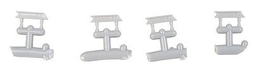 Cal-Scale Ho SINCLAIR ANTENNA 4pcs Plast - #623