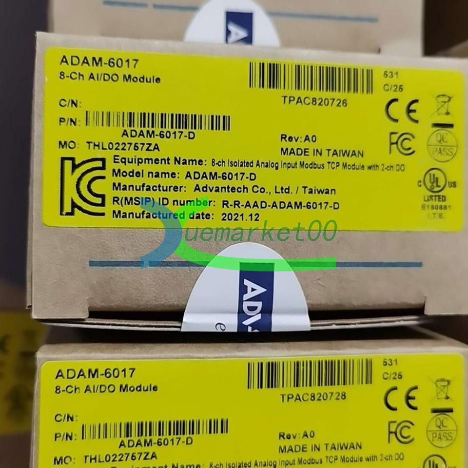 1PCS NEW ADVANTECH 8-CH AI/DO Module ADAM-6017-D