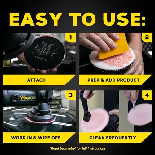 DA 5’’ Microfiber Cutting Disc, Microfiber Pads 5" Cutting Disc - 2 Pack