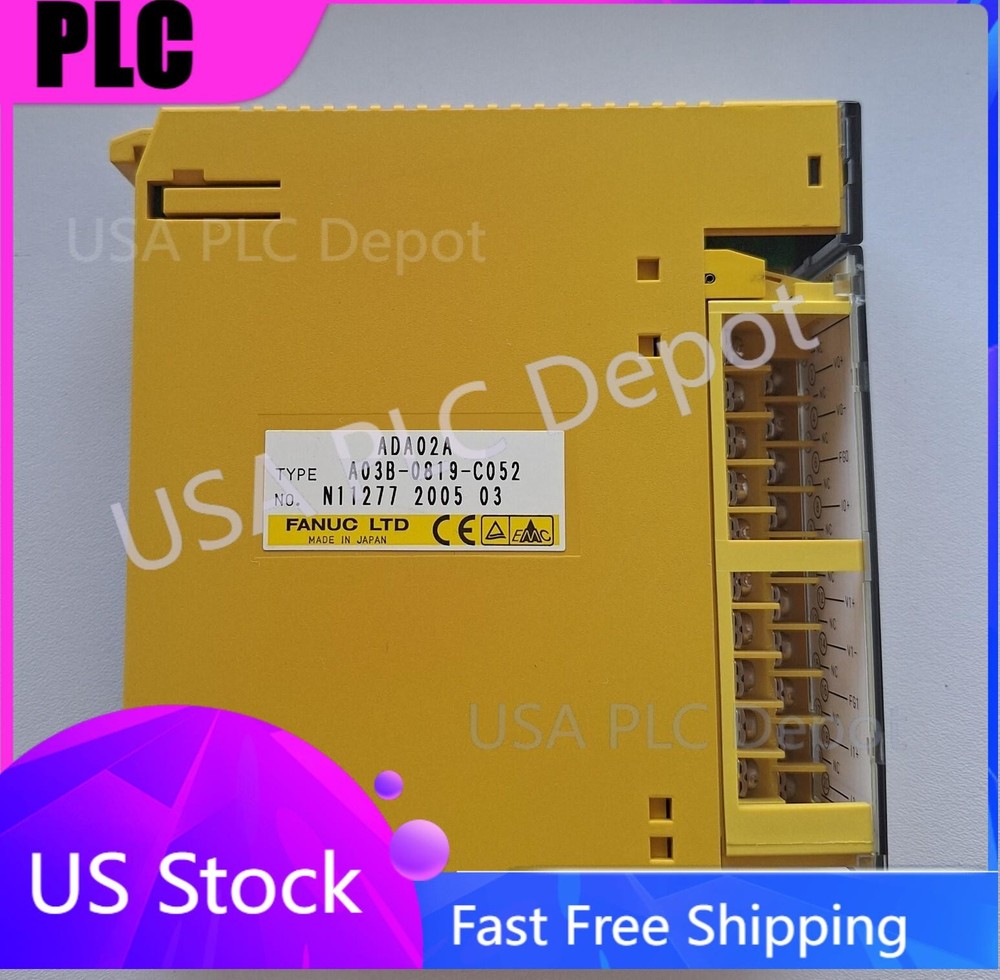 Fanuc A03B-0819-C052 analog output module ADA02A.