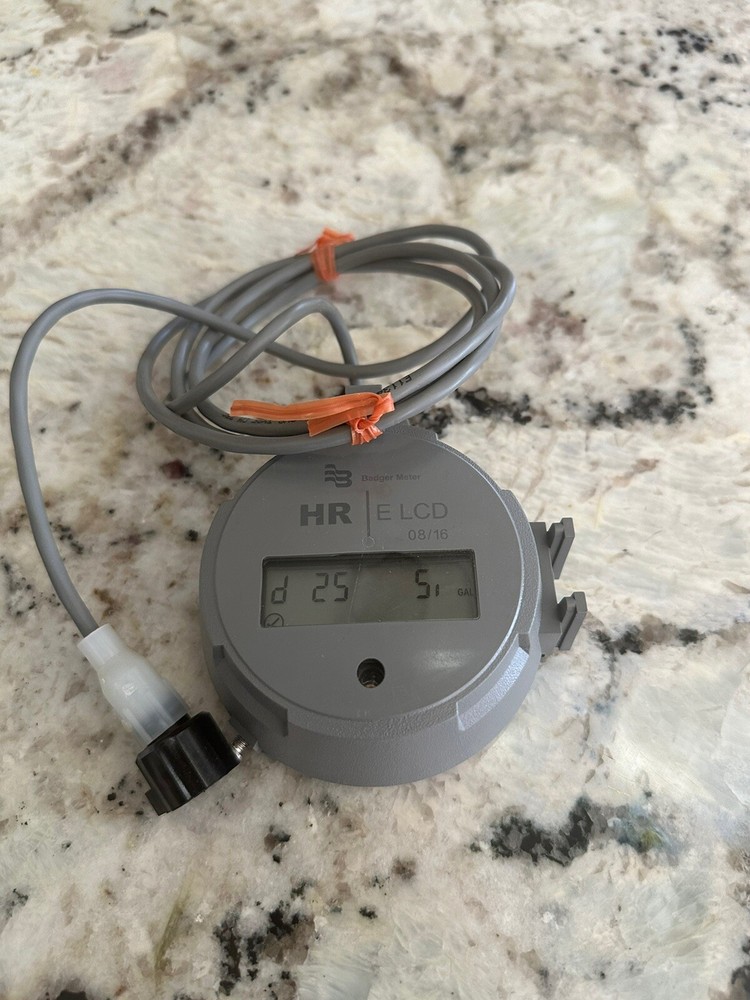 Badger Meter Water Meter HR/ E LCD Gray