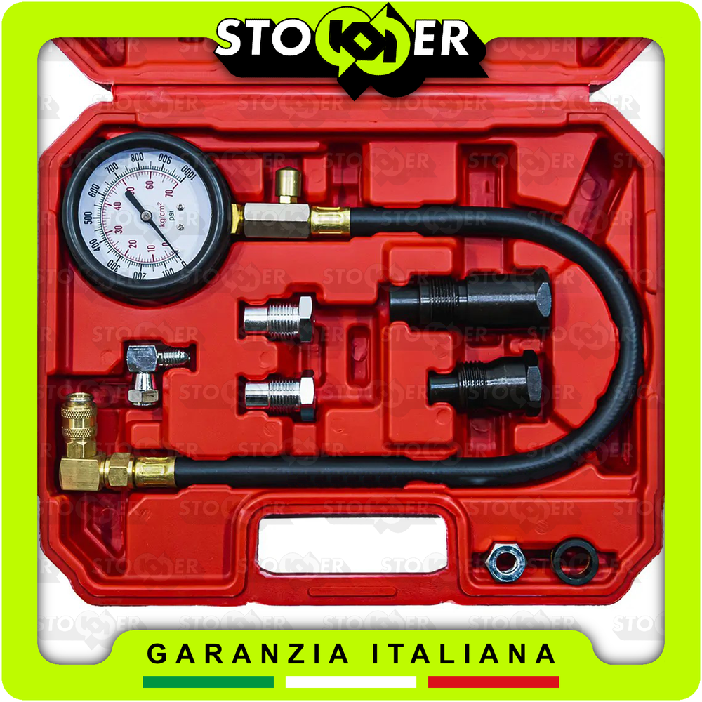 Kit Controllo Misurazione Pressione Compressione Cilindri Pistone Motori DIESEL