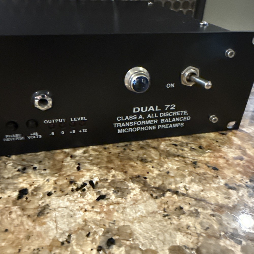 VINTECH AUDIO DUAL72 Mic Pre-Amp Processor Black. Class A, All Discrete.