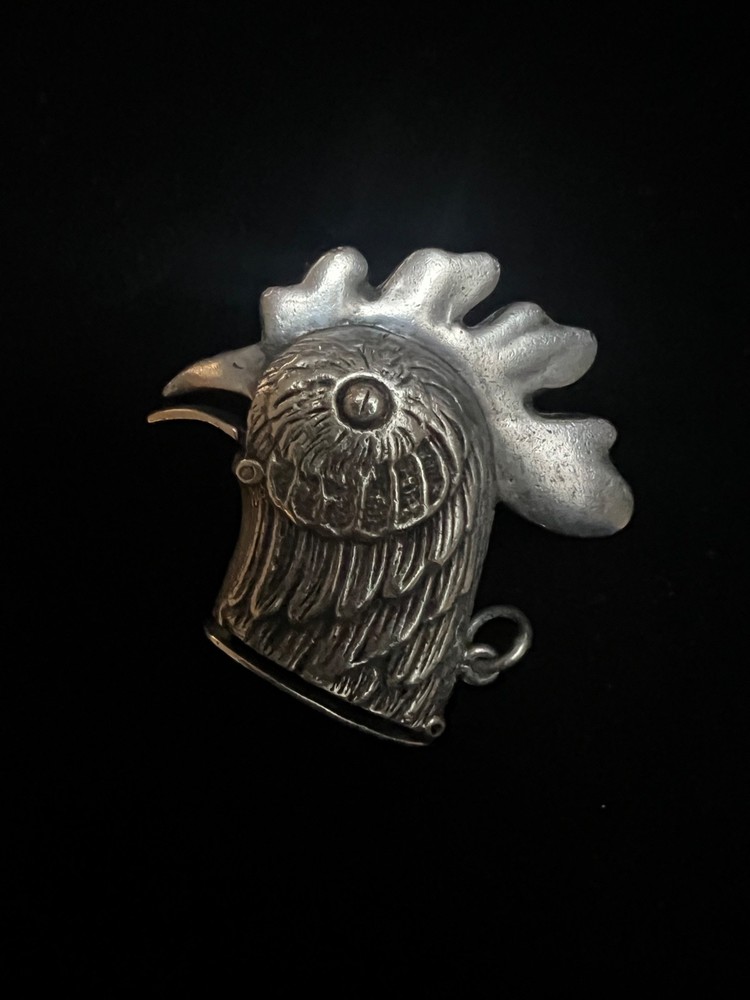 Sterling Silver Rooster Vesta