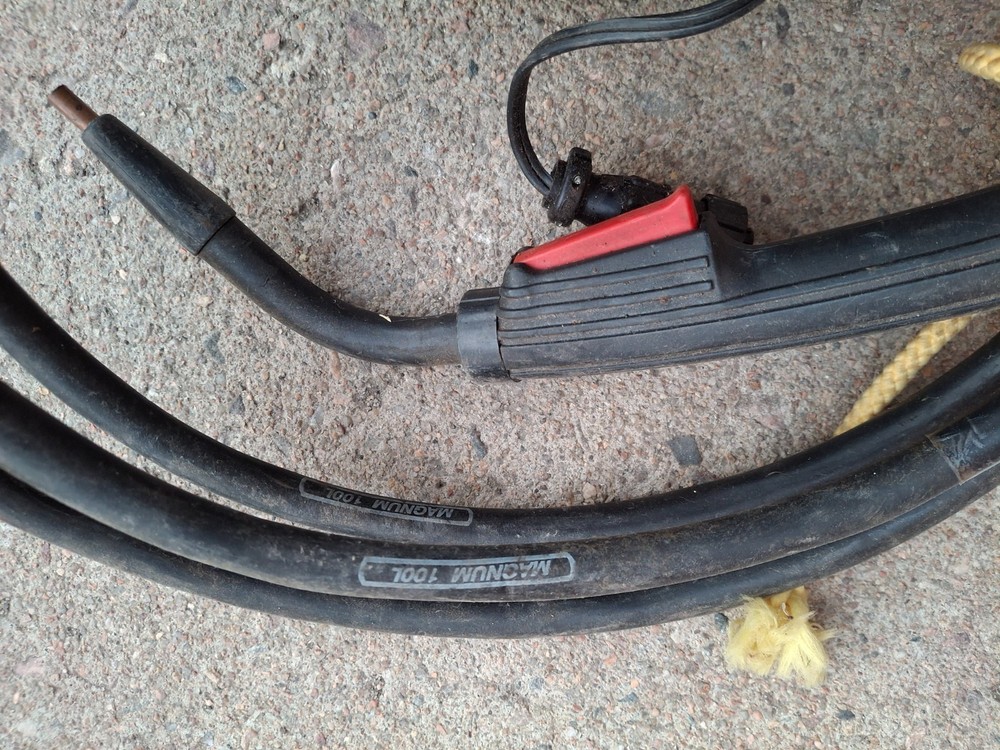 Welding leathers leads helmets etc