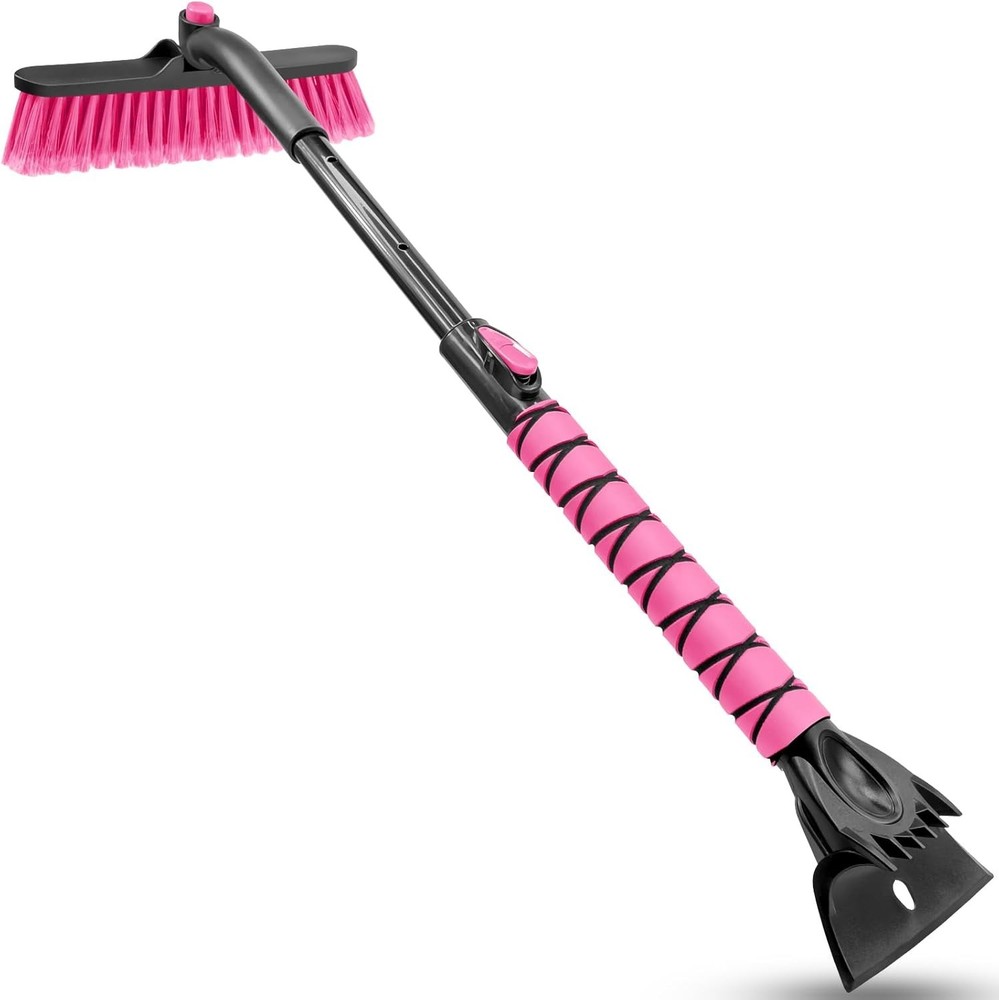 35 Inch Multi-functional Snow Brush and Ice Scraper - Effortless Snow Clearing