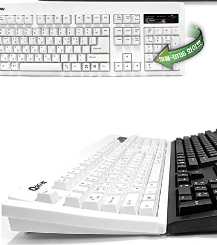 QSENN SEM-DT35 Gaming Keyboard EN/KR Layout USB (White)