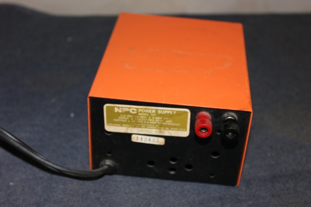 NPC 12 VOLT POWER SOURCE TESTED WORKING