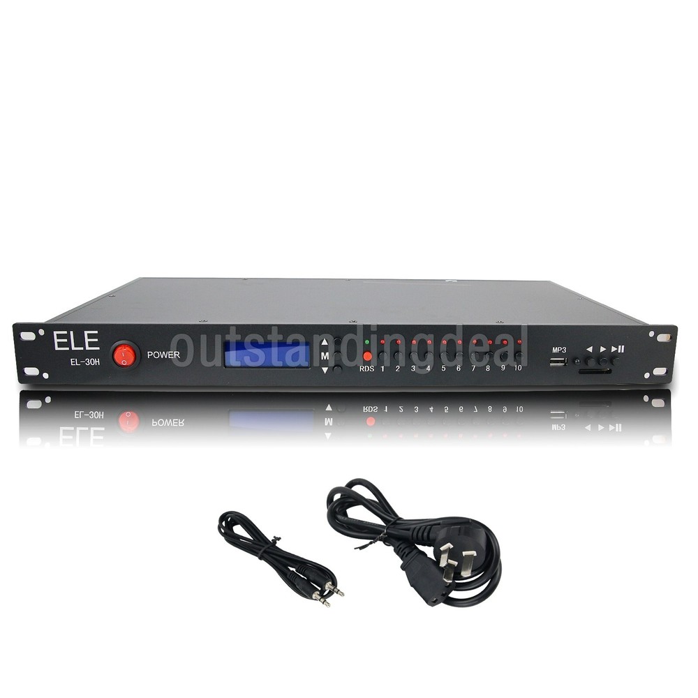 ELE EL-30H 30W FM Broadcast Transmitter FM Transmitter w/ RDS & Power Amp Module