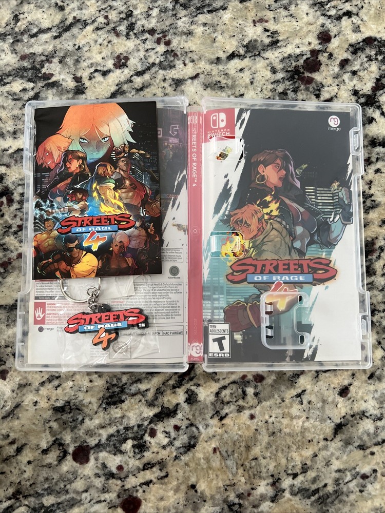 Streets of Rage 4 Nintendo Switch Case Only - Empty Replacement Case Fast Ship