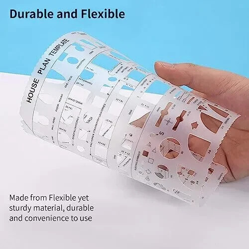 3 Pack Architectural Templates Drafting Tools House Interior Design Template