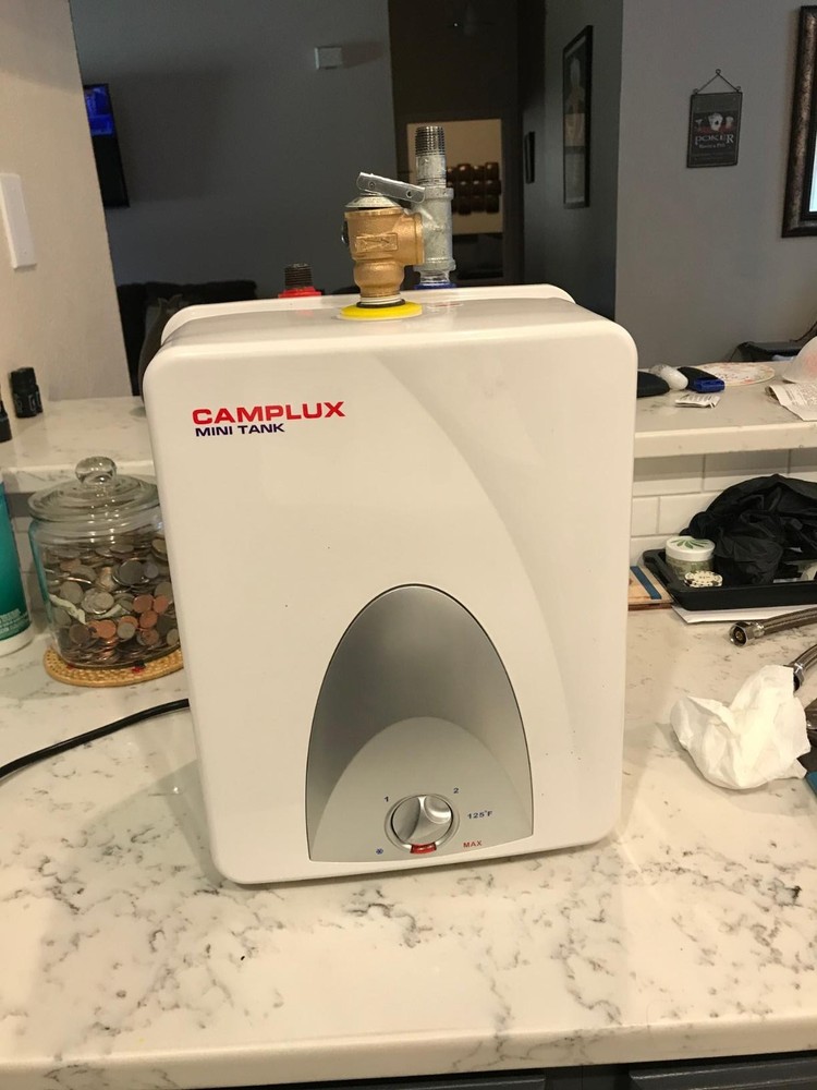 2.5 Gallon Electric Water Heater 120V Corded Point of Use for Under Sink RV Boat