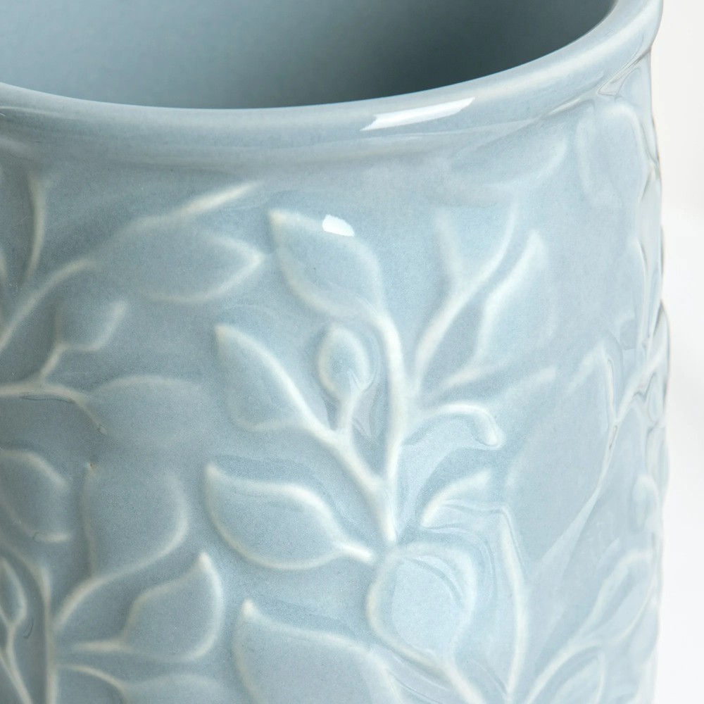 Floral Ceramic Toothbrush Holder