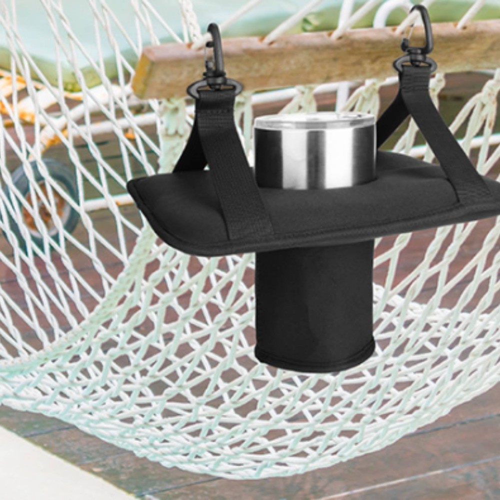 Swing Cup Holder Multi-Purpose Hanging Drink Pouch Sturdy for Backyard, Beach