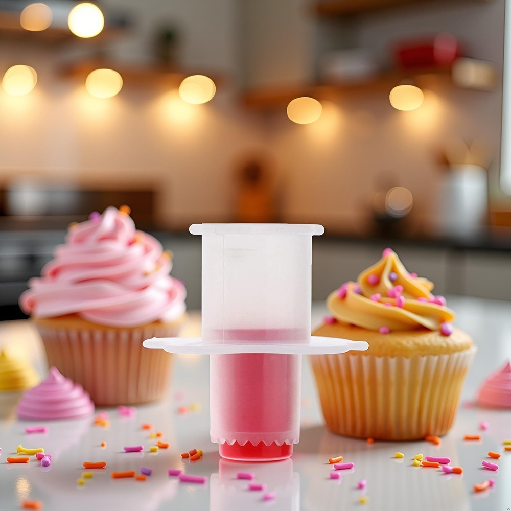 Red Cake Digger Cupcake Corer Tools Muffin Cake Pastry Corer Model Cutter Dec...