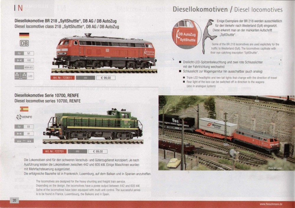 catalog START PROGRAM ROCO FLEISCHMANN 2018 large in detail and technology D E bb