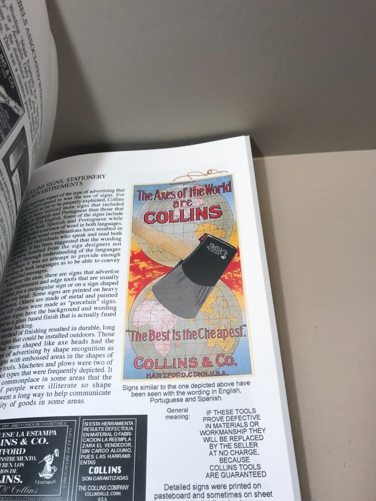 COLLINS & CO AXE MANFUF. CO.AXE BOOKLET