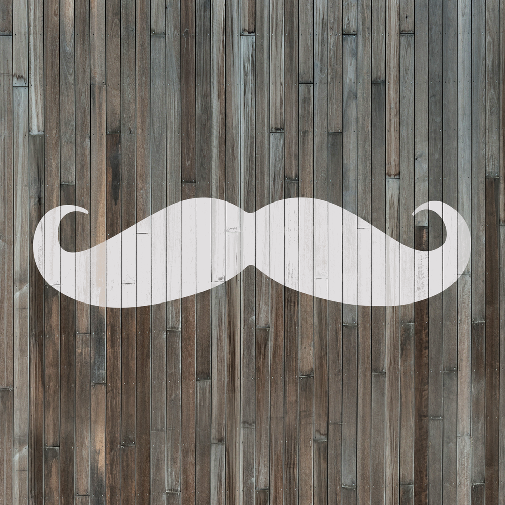 Mustache Stencil - Durable & Reusable Mylar Stencils