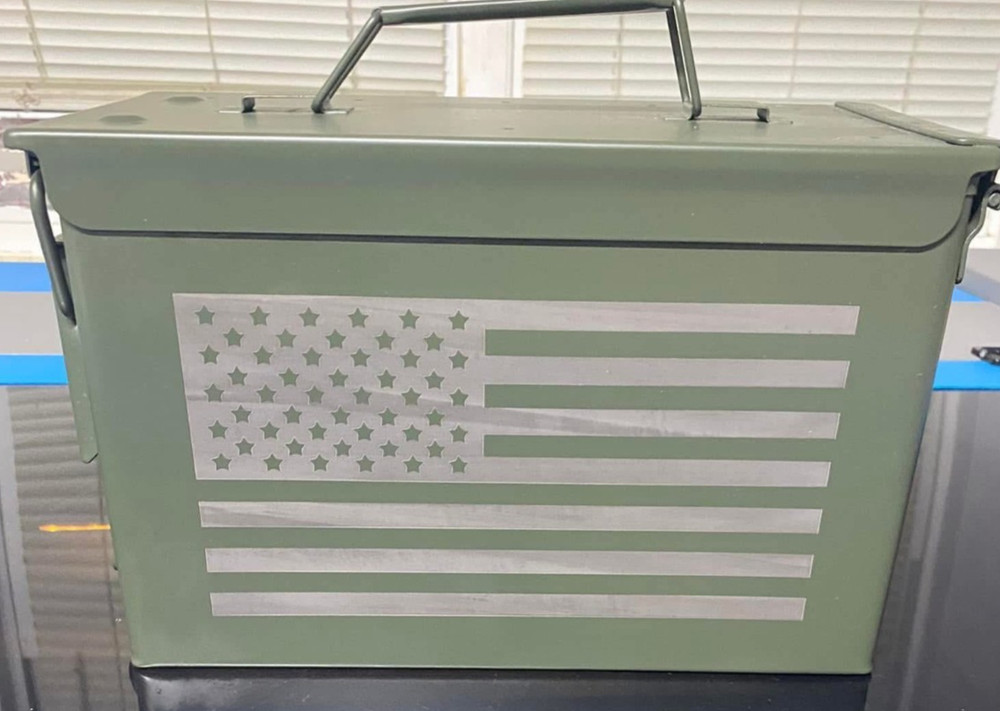 CUSTOMZIED LASER ENGRAVED AMMO BOX