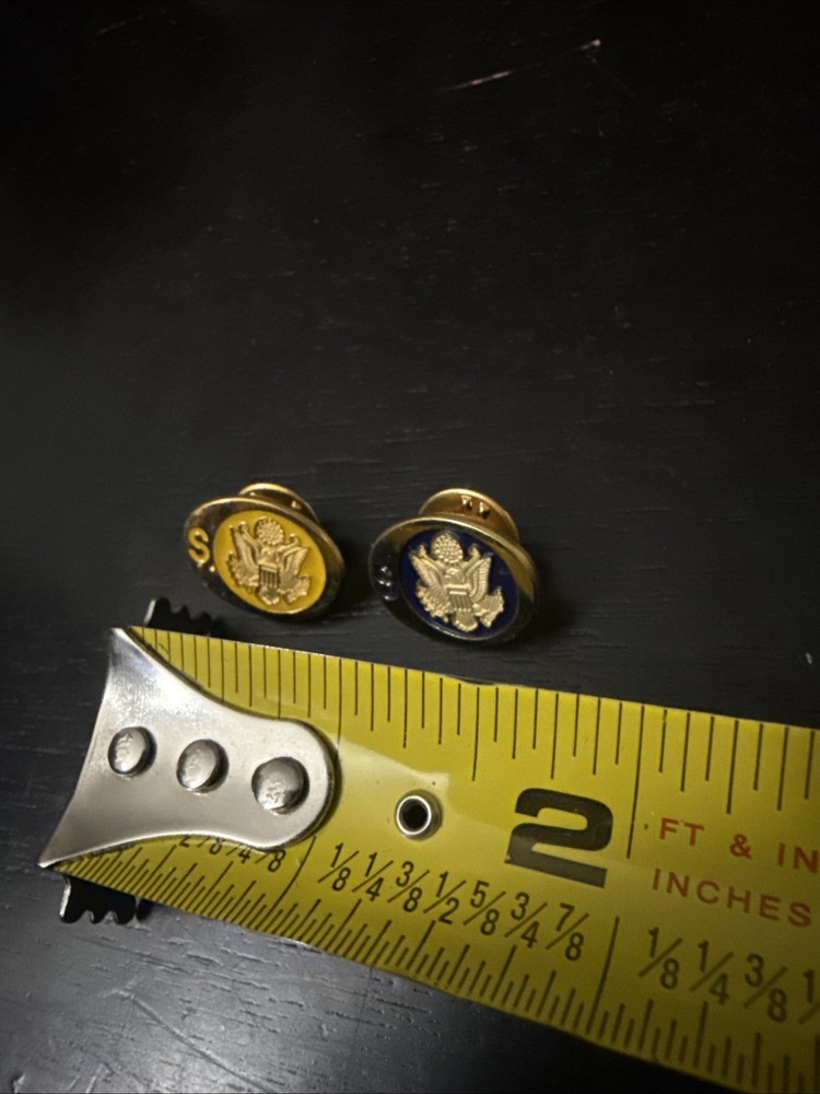 Pin Diplomatic Security Service DSS Purple Yellow