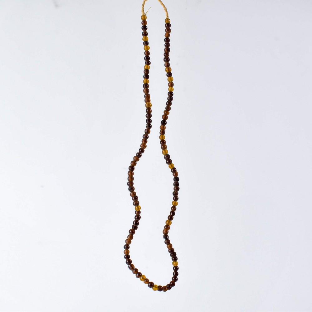 Bohemian Brown Translucent Trade Beads Czech