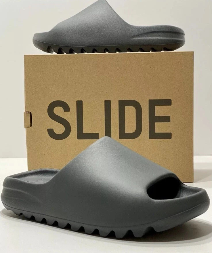 Adidas Yeezy Slide Slate Grey - Multiple Sizes - (100% Authentic) HQ2350