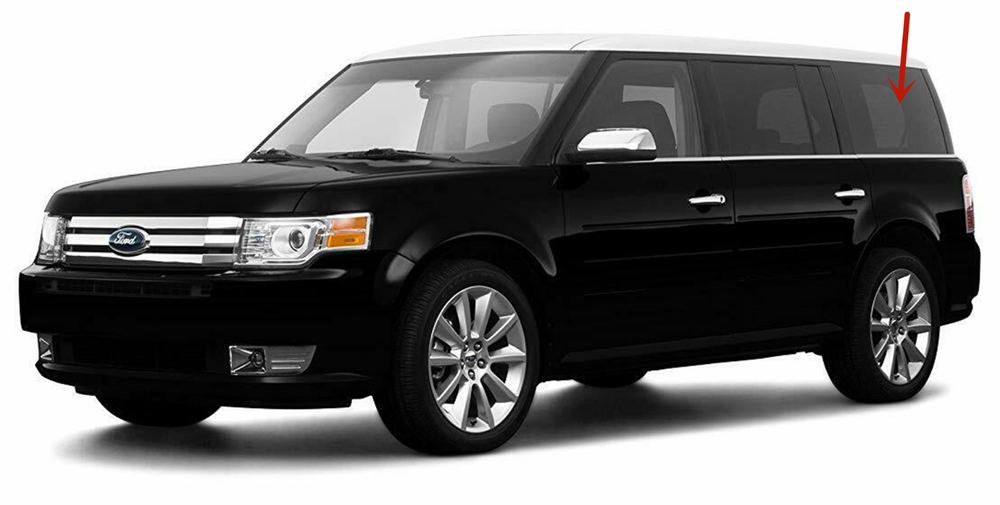 Fits 2009-2019 Ford Flex Driver Left Side Quarter Window Glass