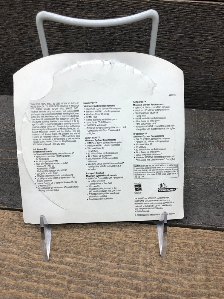 Scrabble PC General Mills--- NO TRACKING 254