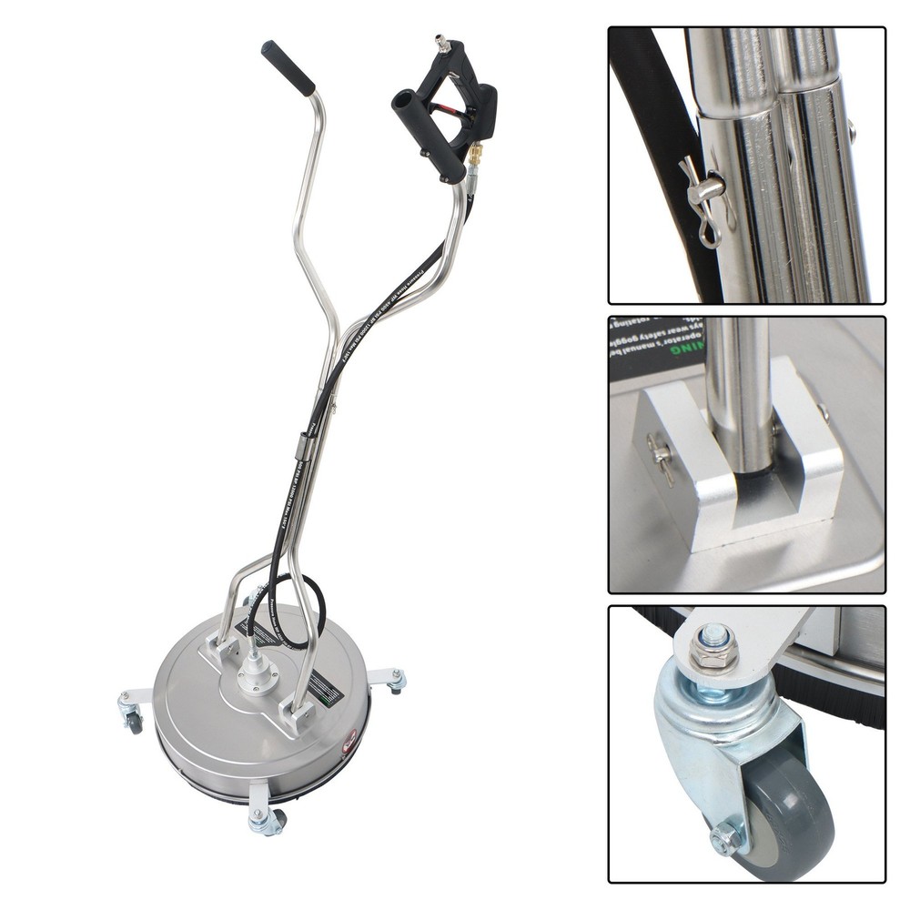 LABLT Pressure Washer Surface Cleaner w/ Handles & Wheels Quick Connect 20"