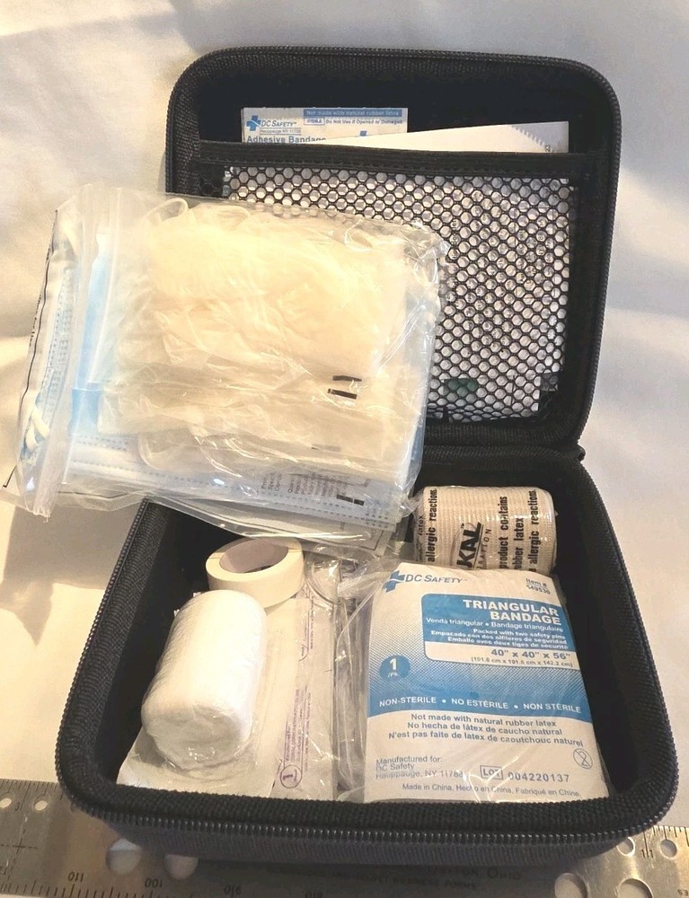 LEXUS EMERGENCY MEDICAL FIRST AID SAFETY KIT NEW ALL IN ONE CASE